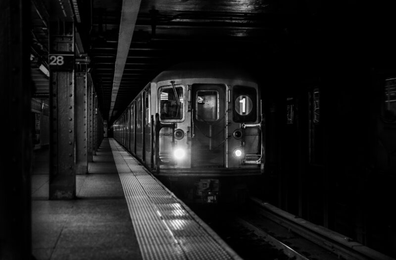 Subway Train Arrival Free Stock Photo