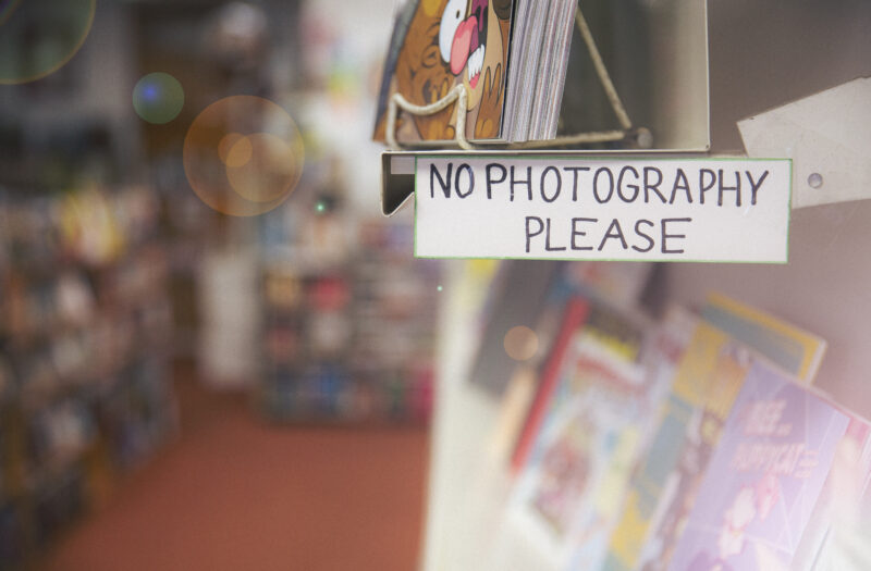 View No Pictures Sign Free Stock Image